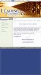 Mobile Screenshot of leadingpurpose.com